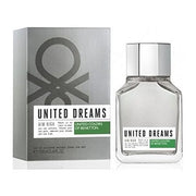United Dreams Aim High by United Colors of Benetton EDT 100ml bottle with box on white background