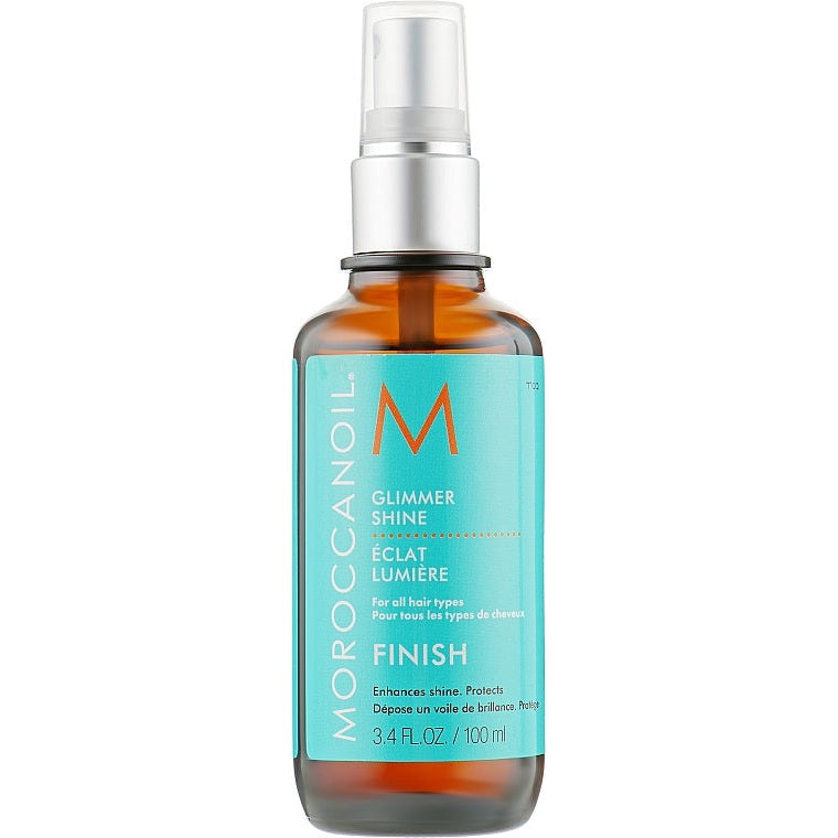 Moroccanoil Glimmer Shine 100 ml – Saça Parıltı və Müdafiə Verən Finishing Sprey
