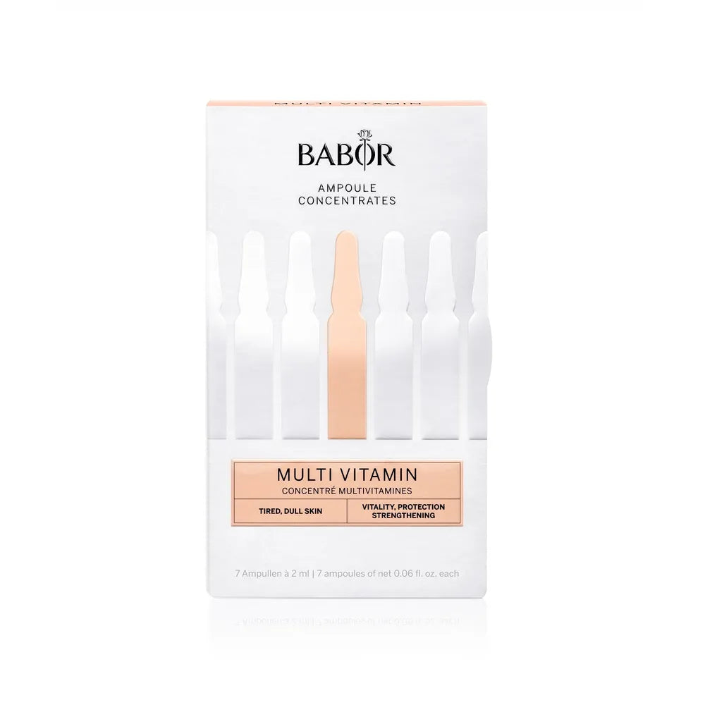 Babor Multi Vitamin Ampoule Concentrates 7x2 ml – yorğun və donuq dəri üçün multivitamin ampulalar

