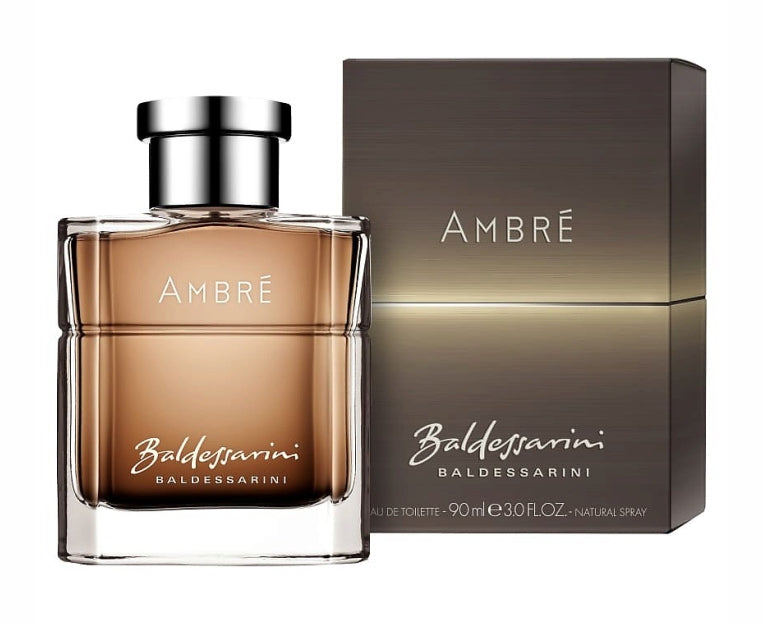 Baldessarini Ambré Eau de Toilette 90ml bottle with box (warm amber woody men's fragrance)
