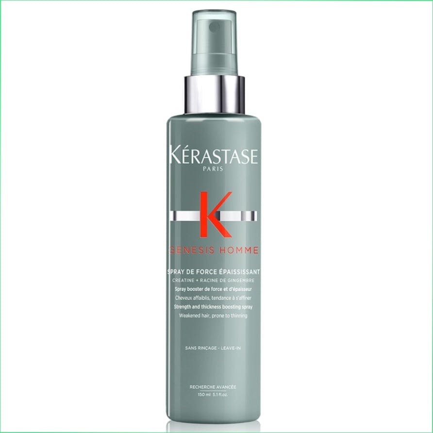 Спрей-бустер густоты для укрепления и уплотнения ослабленных тонких волос мужчин Kerastase Genesis Homme Spray de Force Epaississant 150 ml