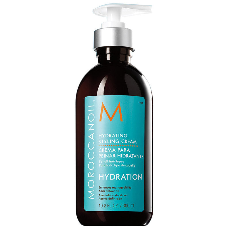 Moroccanoil Hydrating Styling Cream 300 ml hair styling cream bottle