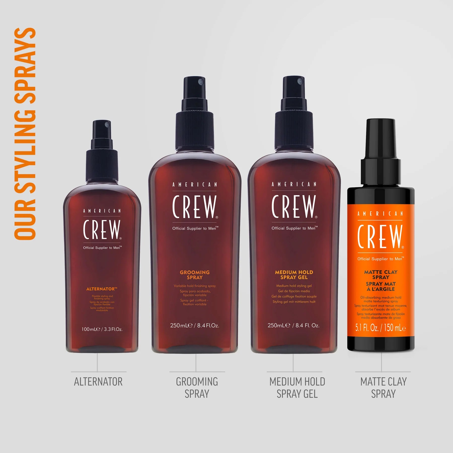 American Crew kişilər üçün dəyişən tutumlu saç spreyi 250 ml