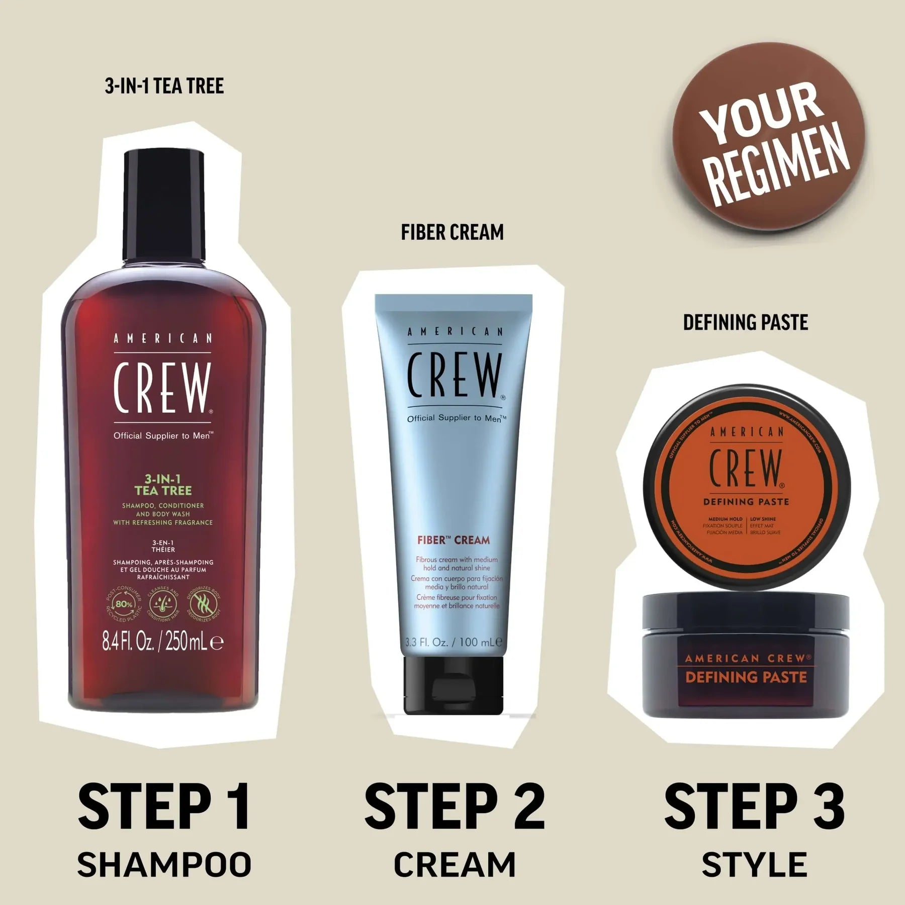 American Crew Fiber güclü fiksasiyalı mat saç mumu 85 g