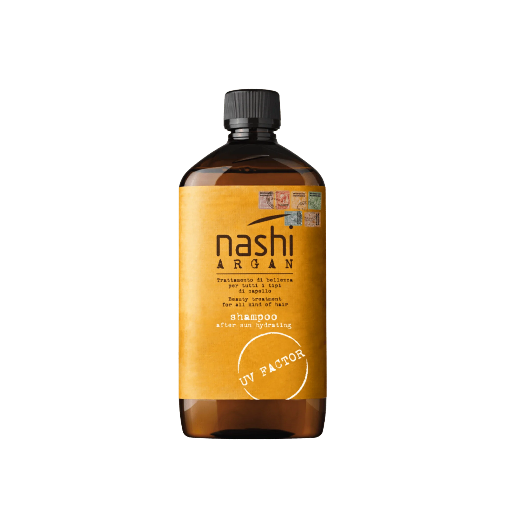 Nashi Argan Shampoo After Sun Hydrating UV Factor 500 ml günəş sonrası nəmləndirici şampun