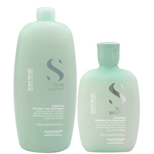 Alfaparf Milano Semi Di Lino Calming Micellar Low Shampoo 250ml – Həssas dərili saçlar üçün sakitləşdirici şampun