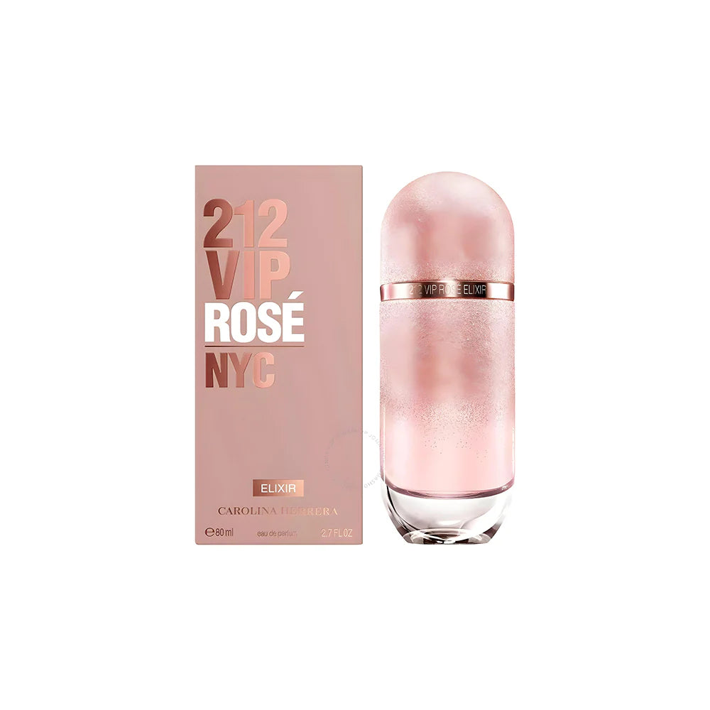 Carolina Herrera 212 VIP Rosé Elixir Eau de Parfum for Women 80 ml perfume bottle with box