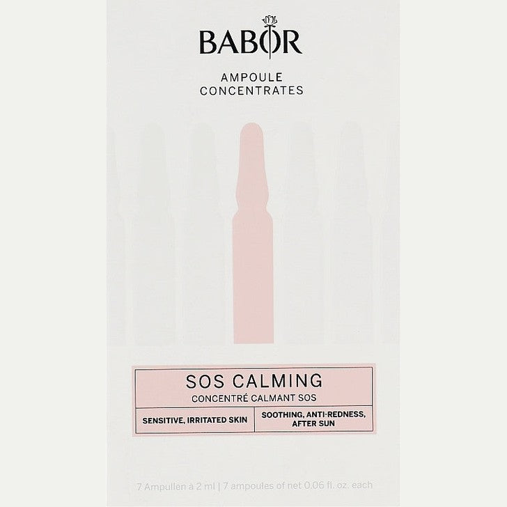 BABOR Ampoule Concentrates SOS Calming 7×2 ml – həssas və qızarmış dəri üçün sakitləşdirici ampul konsentrat
