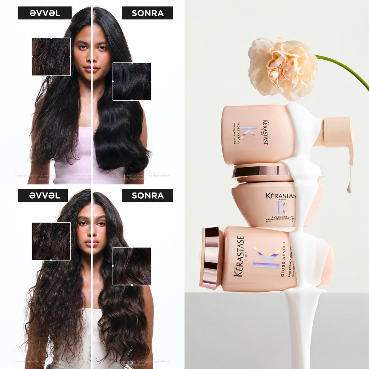 Qalın və tüklənən saçlar üçün anti-frizz krem