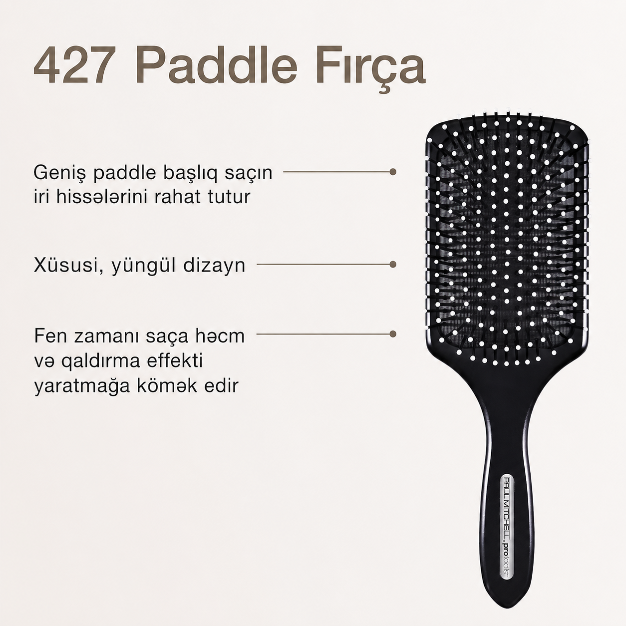 Paul Mitchell Geniş Paddle Saç Fırçası