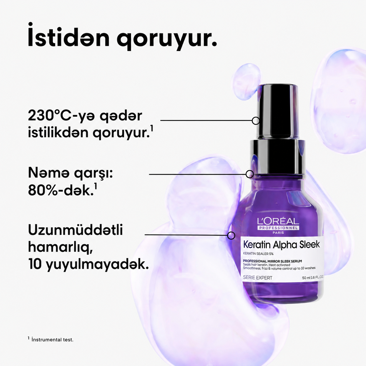 L’Oréal Professionnel Keratin Alpha Sleek Hamarlaşdırıcı Serum 50 ml
