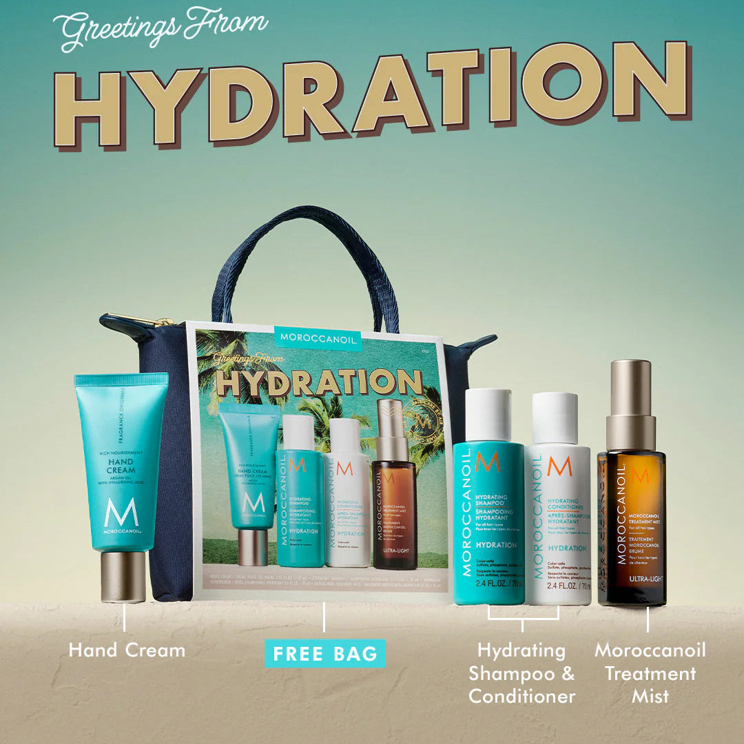 Moroccanoil Nəmləndirici Saç və Əl Baxımı Dəsti 25 ml + 70 ml + 70 ml + 40 ml