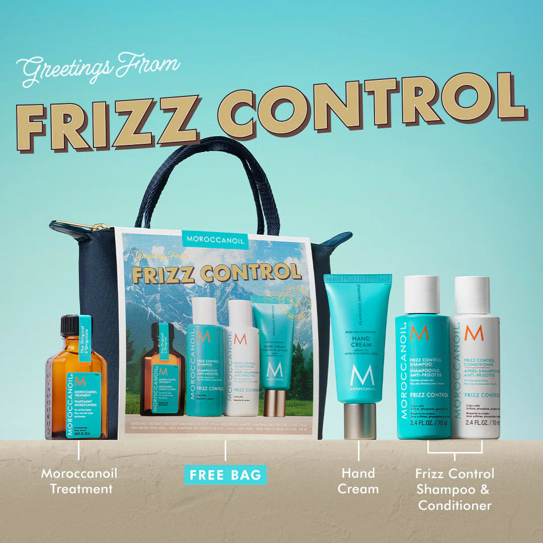 Moroccanoil Qabarmaya Qarşı Saç Və Əl Baxımı Dəsti 25 ml + 70 ml + 70 ml + 40 ml