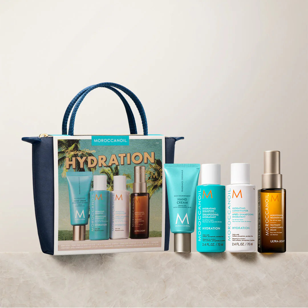 Moroccanoil Nəmləndirici Saç və Əl Baxımı Dəsti 25 ml + 70 ml + 70 ml + 40 ml