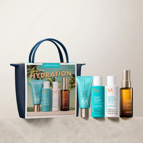 Moroccanoil Bərpaedici Səyahət Saç və Əl Baxımı Dəsti 25 ml + 70 ml + 70 ml + 40 ml