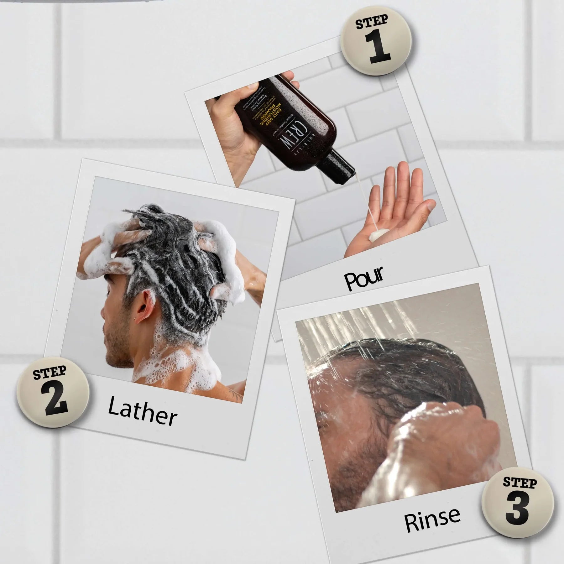 Kişilər üçün gündəlik dərindən nəmləndirici şampun