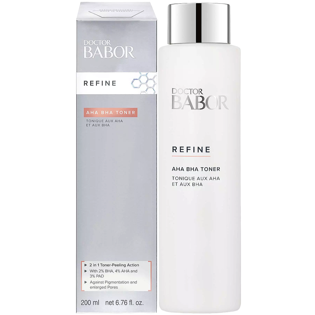 Doctor Babor AHA BHA Toner 200 ml – Eksfoliant tonik (yağlı/qarışıq dəri)
