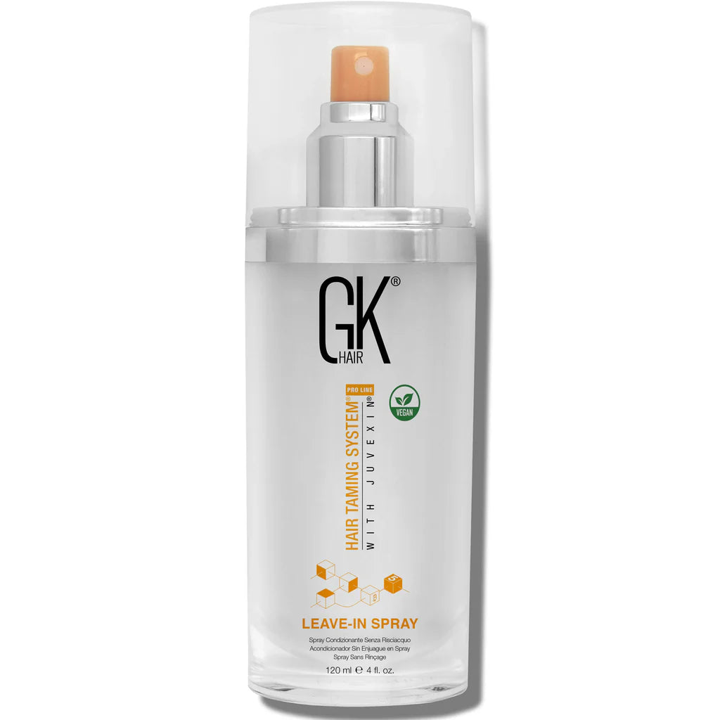 GK Hair Hair Taming System Leave-In Spray 120 ml saç üçün nəmləndirici və qoruyucu leave-in kondisioner spreyi
