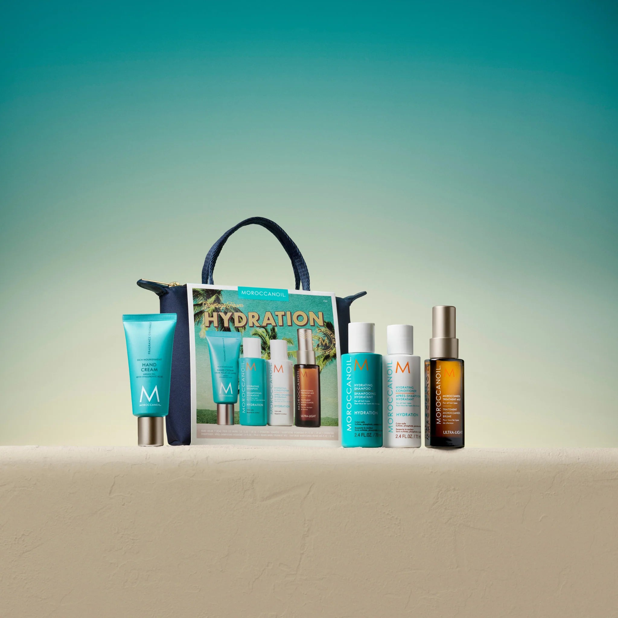 Moroccanoil Nəmləndirici Saç və Əl Baxımı Dəsti 25 ml + 70 ml + 70 ml + 40 ml