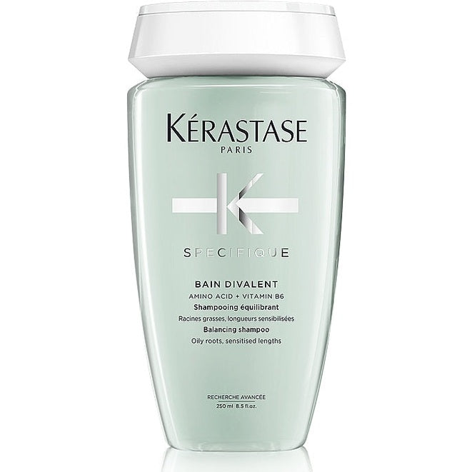 Kérastase Specifique Bain Divalent 250 ml – Balanslaşdırıcı şampun, yağlı saç dibi üçün
