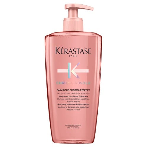 Шампунь-ванна для питания и защиты окрашенных чувствительных волос и поврежденных волос Kerastase Chroma Absolu Bain Riche 250 ml
