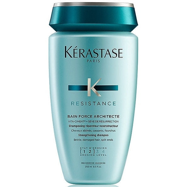 Kerastase Resistance Bain Force Architecte 250 ml – zədələnmiş saç üçün şampun

