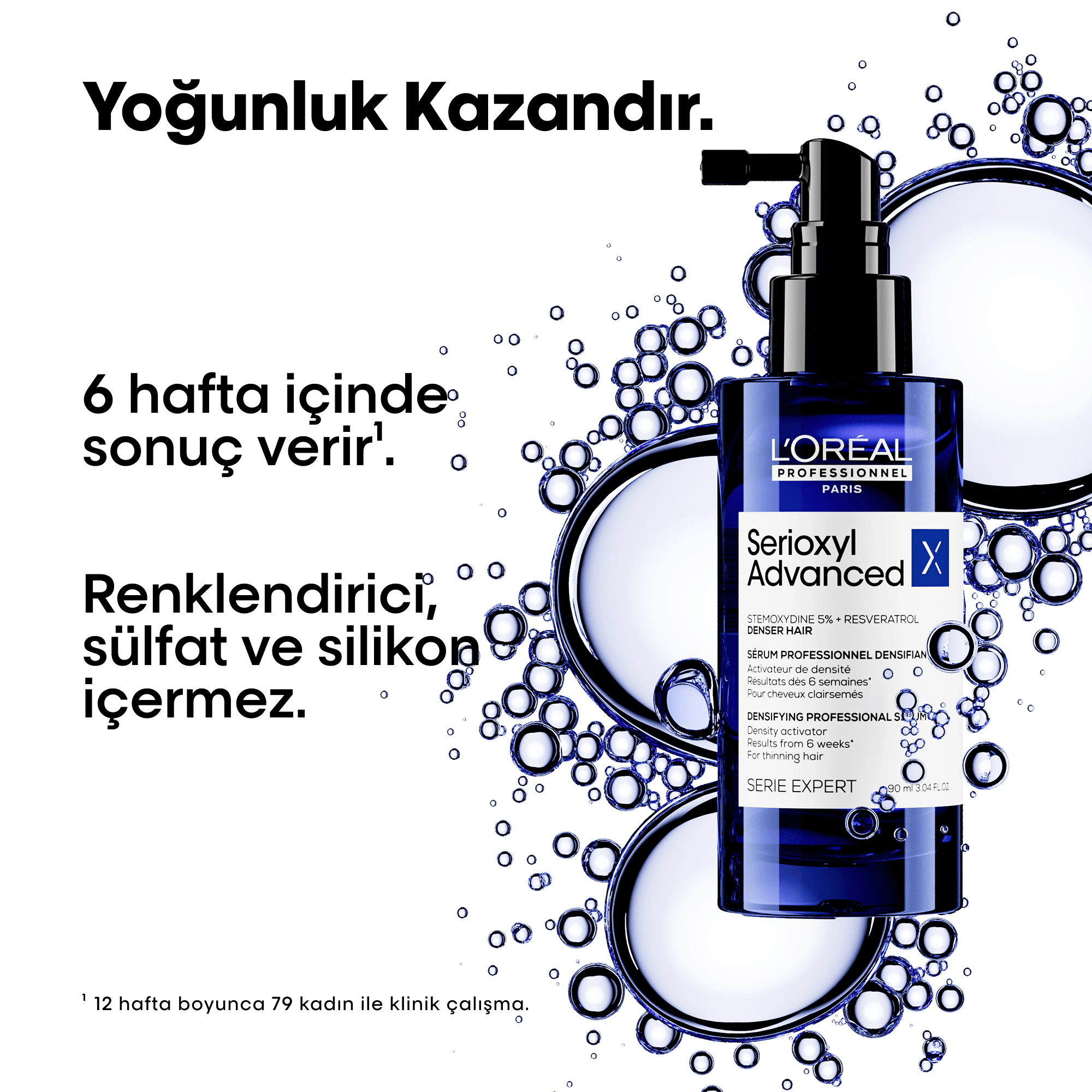 Seyrək saçlar üçün qalınlaşdıran serum