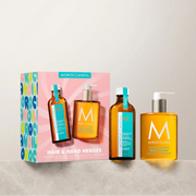 Moroccanoil Light Saç Və Əl Baxımı Dəsti 100 ml və 360 ml incə saçlar üçün argan yağlı saç baxımı və əl yuma vasitəsi