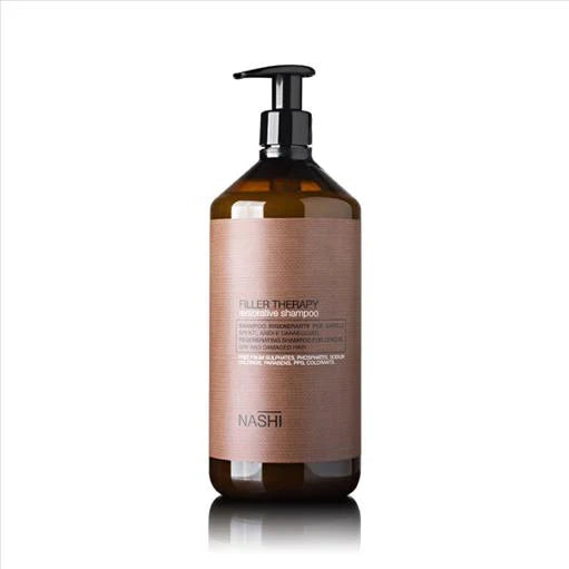 Nashi Filler Therapy Restorative Shampoo 1000 ml zədələnmiş saçlar üçün bərpaedici şampun