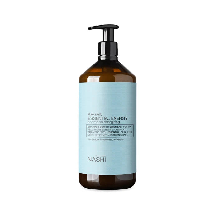 Nashi Argan Essential Energy Shampoo Energizing 1000 ml zəif saçlar üçün enerji verən şampun