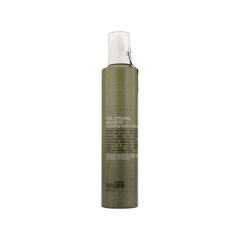 Nashi Style Volumising Mousse incə və həcmsiz saçlar üçün həcm verən professional styling köpüyü