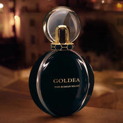 Bvlgari Goldea The Roman Night Absolute Eau de Parfum 50 ml flakonu və qutusu — dərin və cəlbedici qadın ətri
