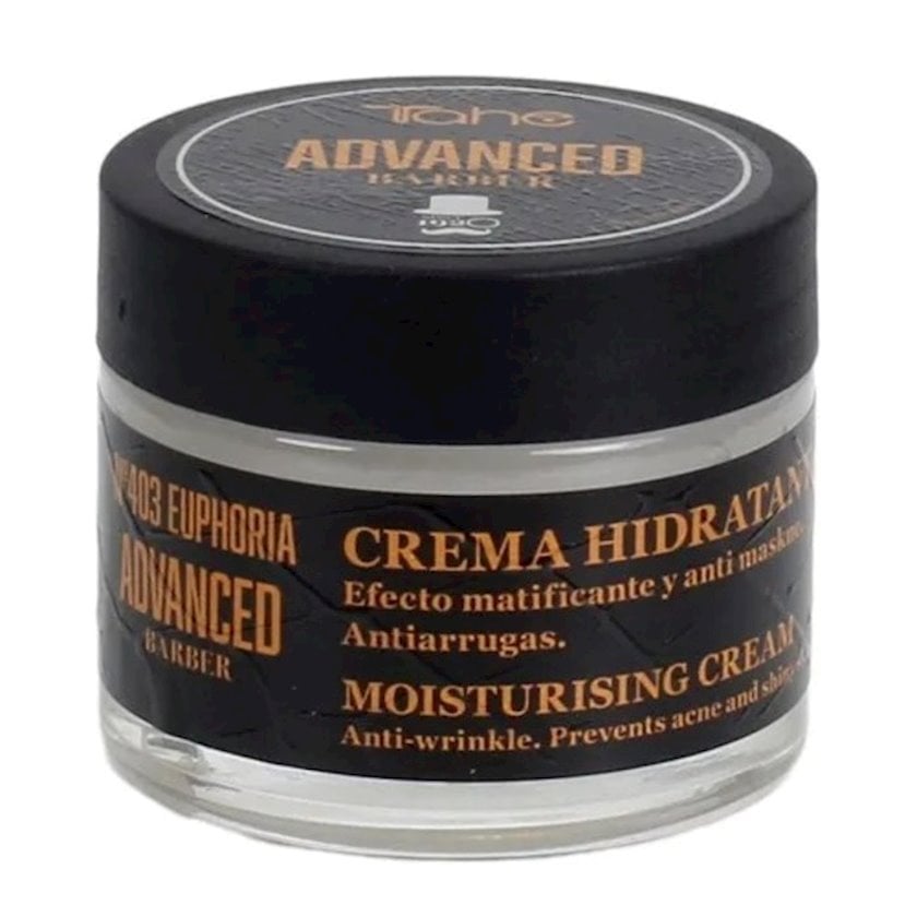 Tahe Advanced Barber Moisturising Cream kişilər üçün nəmləndirici və matlaşdırıcı üz kremi