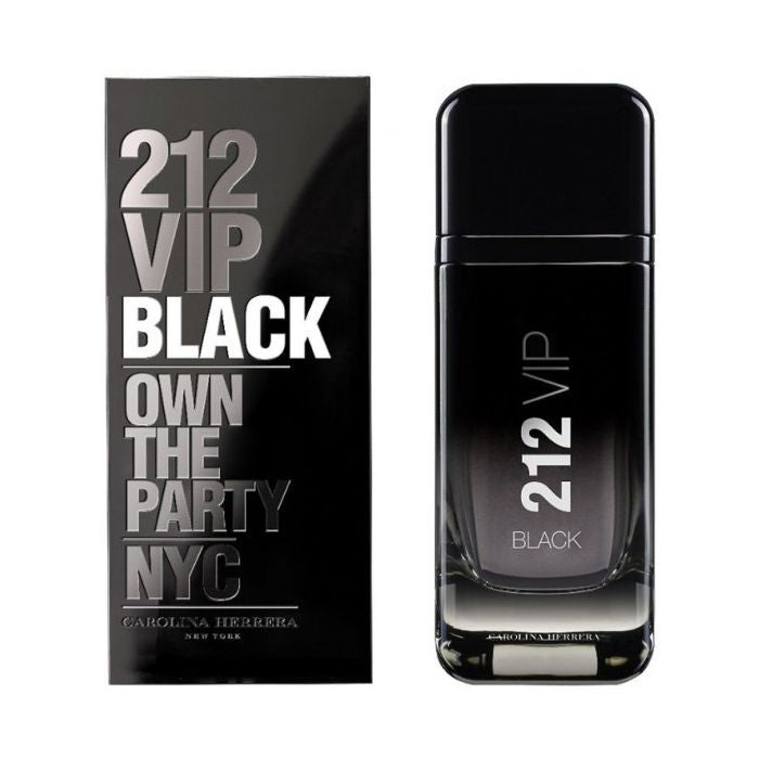 Carolina Herrera 212 VIP Black Eau de Parfum for Men perfume bottle with box