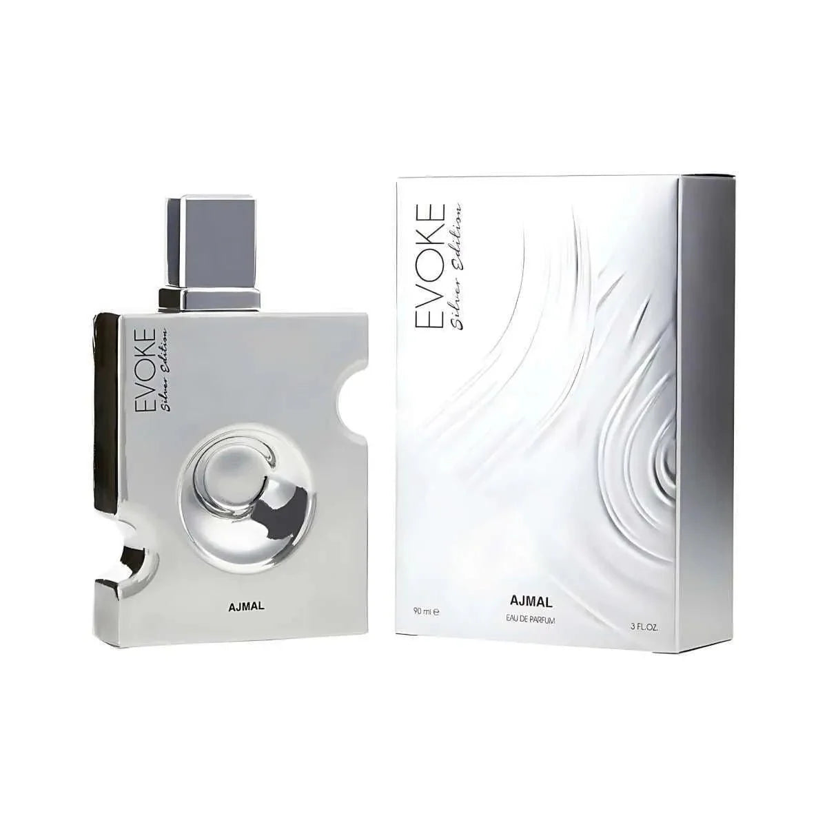 AJMAL Evoke Silver Edition 90 ml parfüm və qutu
