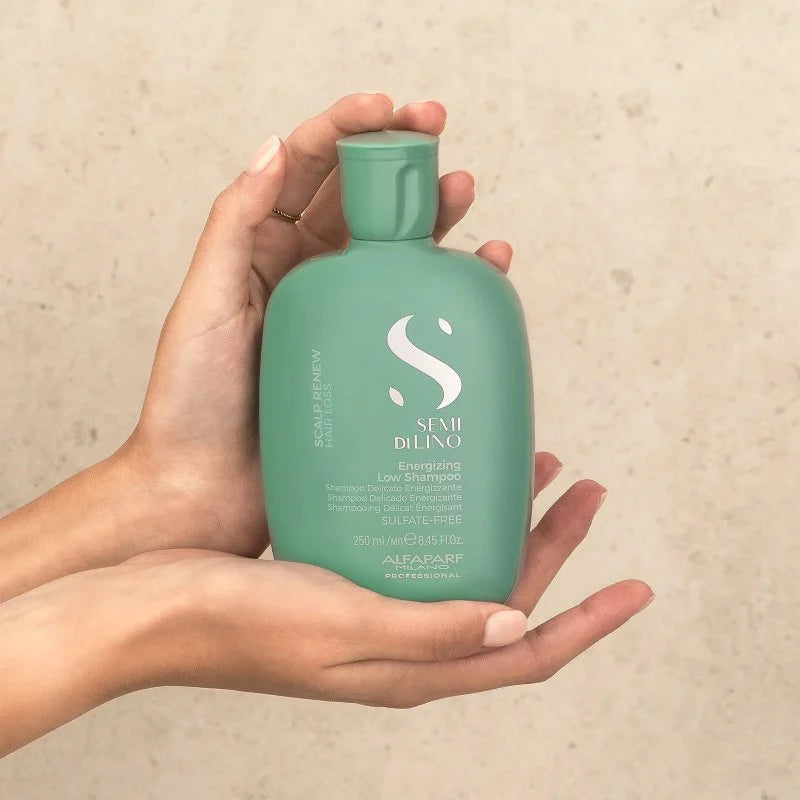 Alfaparf Milano Semi Di Lino Scalp Renew Energizing Low Shampoo 250 ml – Saç Tökülməsinə Meylli Saçlar üçün