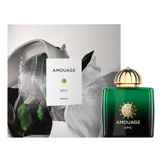 Amouage Epic Woman Eau de Parfum 100 ml green bottle and box