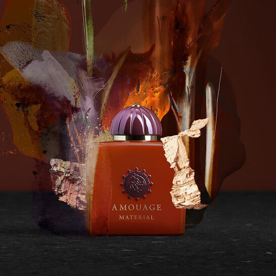 Amouage Material Eau de Parfum 100ml bottle with box (niche rich warm amber woody fragrance)
