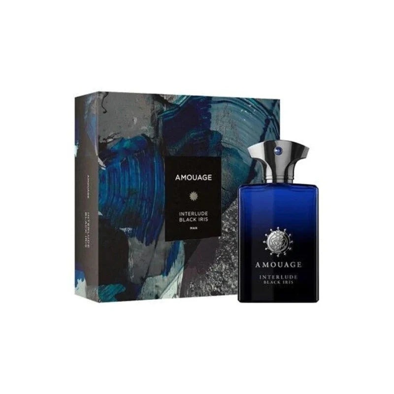 Amouage Interlude Black Iris Man Eau de Parfum 100 ml bottle and box