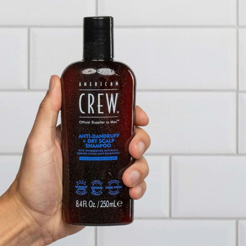 American Crew kəpəyə qarşı quru baş dərisi üçün şampun 250 ml