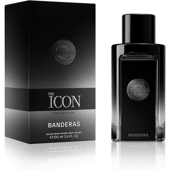 Antonio Banderas The Icon The Perfume Eau de Parfum 100ml bottle with box (elegant woody amber men's fragrance)
