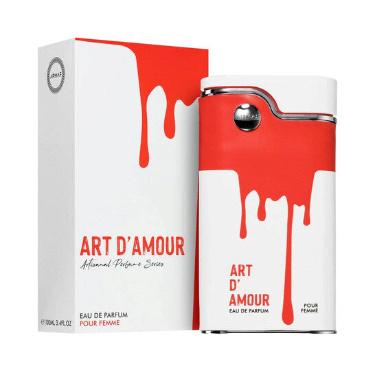 Armaf Art D’Amour Pour Femme EDP 100ml perfume bottle and box
