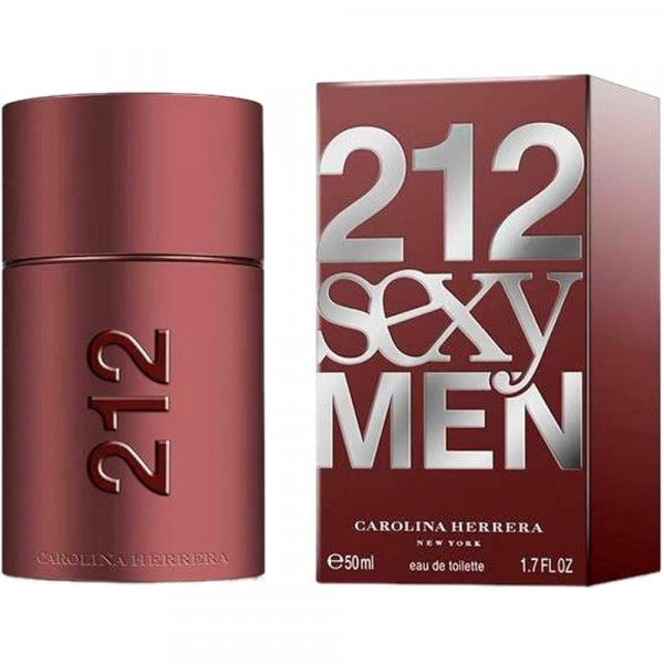 Carolina Herrera 212 Sexy Men Eau de Toilette 50 ml perfume bottle with box