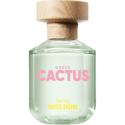 United Dreams Green Cactus for Her EDT 80ml tester women's fragrance bottle on white background