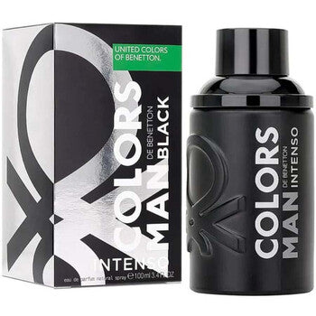Benetton Colors Man Black Intenso EDT tester bottle and box
