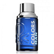 Benetton Colors Man Blue EDT 100ml tester men's fragrance bottle