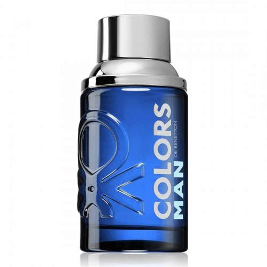 Benetton Colors Man Blue EDT 100ml tester men's fragrance bottle