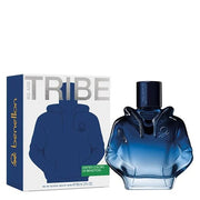 We Are Tribe by United Colors of Benetton EDT 90ml men's fragrance bottle with box on white background