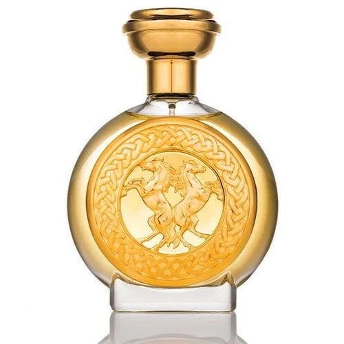 Boadicea the Victorious Valiant Eau de Parfum 100 ml bottle (gold emblem, two horses)