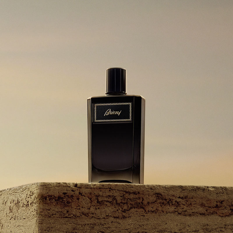 Brioni Eau de Parfum Intense 100 ml bottle and box (black men’s fragrance)